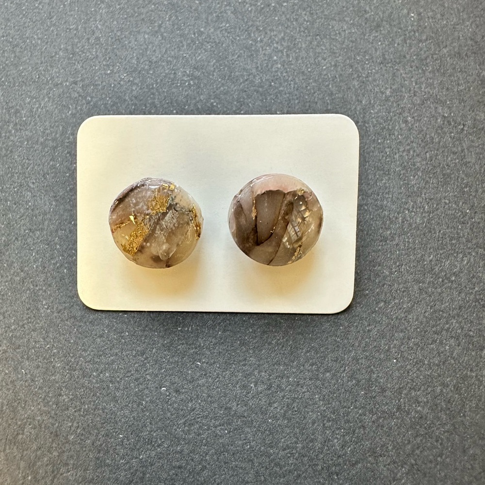 Handmade polymer clay earrings